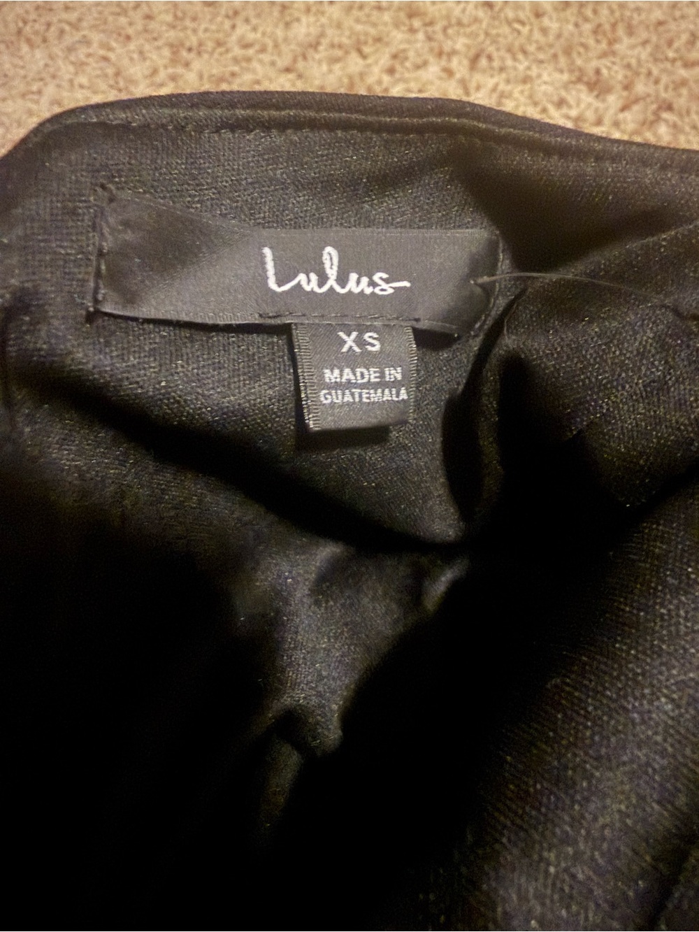 Lulu's Black V-Neck Fit & Flare Mini Dress - Picture 4 of 4